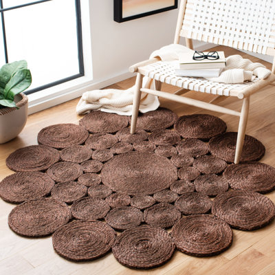 Duvall Natural Fiber Hand Woven Jute Solid Color Rug
