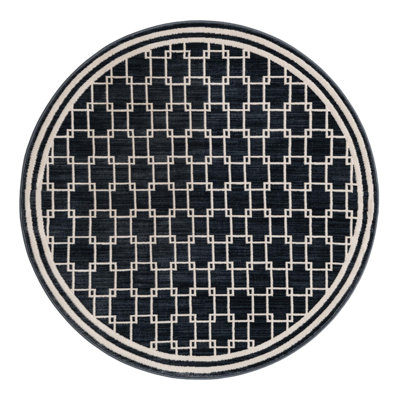 Jill Zarin Metropolitan Uptown Rug Navy Blue