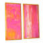 "Orange and Pink Colorfields", ensemble de 2 photographies sur toile-62579418-62579420