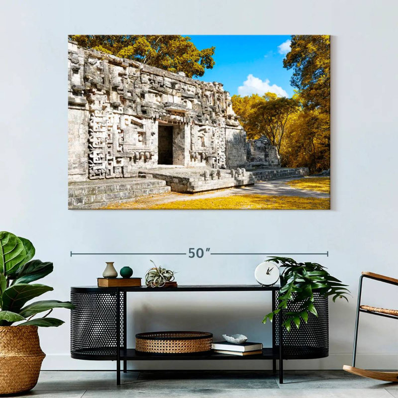 Nicci Hochob Mayan Pyramids, 34" H x 51" W