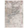 Delanor Abstract Ivory/Blue Area Rug
