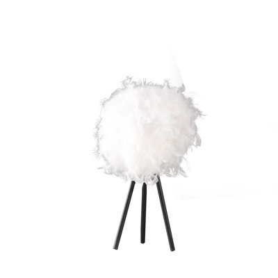 Lampe de table moderne en métal avec abat-jour 20,5 po