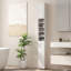 Nashyia Freestanding Linen Cabinet-1424779956