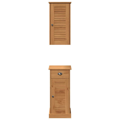 Bathroom Furniture Set With Drawer 2 Pcs