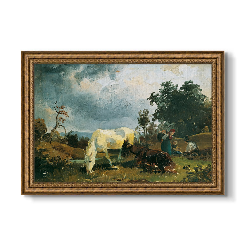 Une moisissure sur la lande, c. 1830 - Frederic Gauermann - Toile encadrée sur mesure, 16x22 INNER SIZE, Toile avec cadre