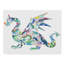 « dragon collage », reproduction d’impression sur toile tendue-33540737
