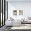 Opulent Serenity: Pastel Abstract Diptych-1195247689