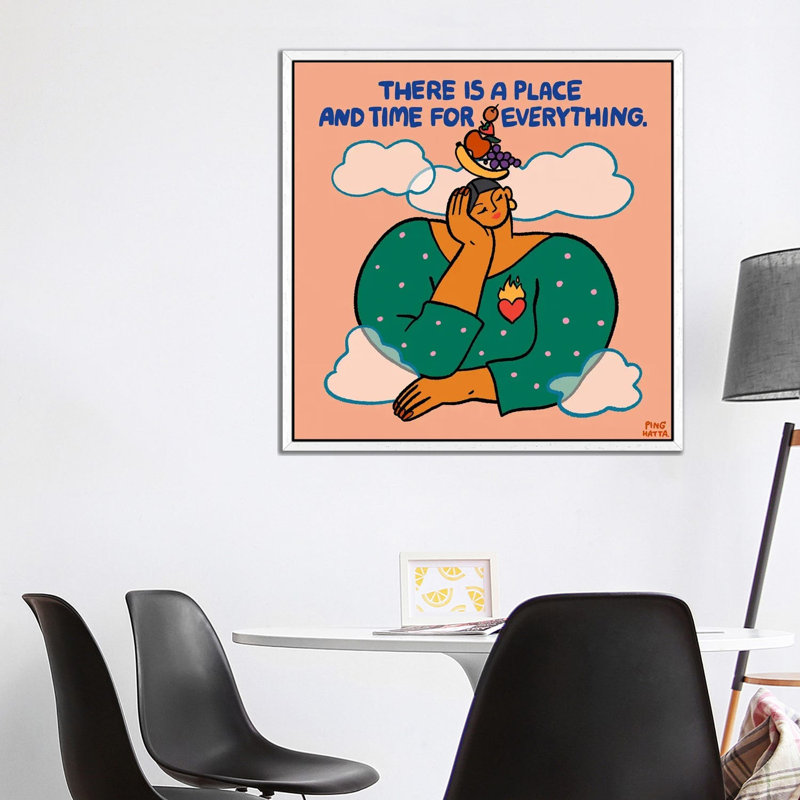 There Is A Place And Time For Everything by Ping Hatta - Gallery-Wrapped Canvas Giclée on Canvas, 93.98 cm H x 93.98 cm W