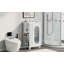 Meuble-lavabo de 20 po avec lavabo, blanc