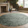 Aidy 1244 Transitional Abstract Green Area Rug