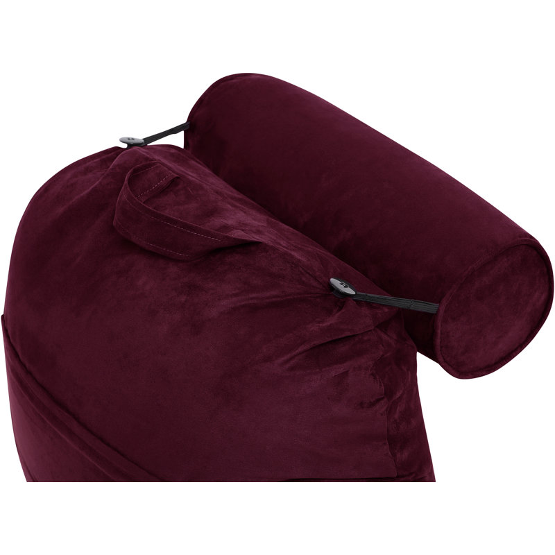 Microsuede Reversible Throw Pillow, Mauve Purple