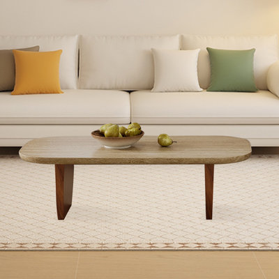 Table basse rectangulaire en marbre