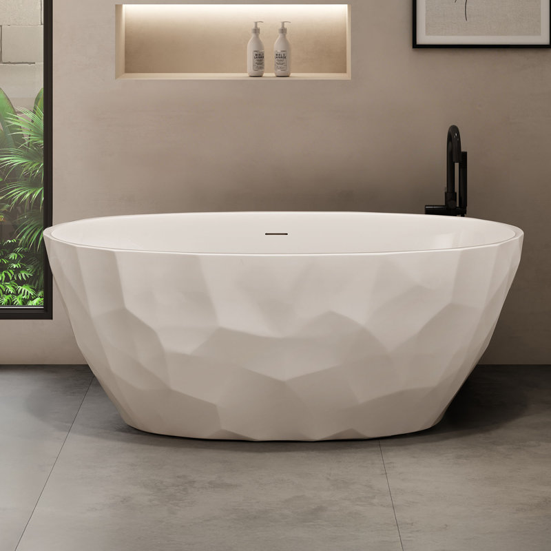 Baignoire autoportante blanche 59 po Owen