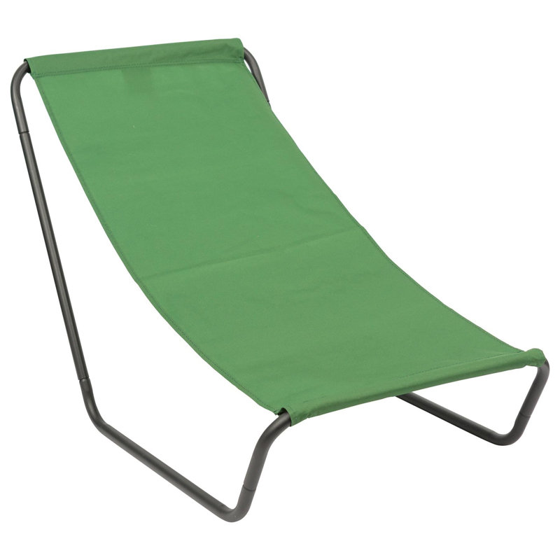 100cm Long Single Chaise, Green