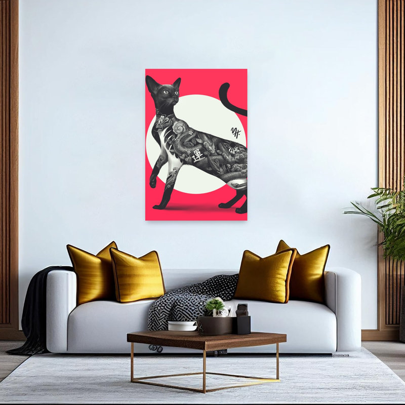 Reproduction d'art mural japonais, 60" H x 40" W