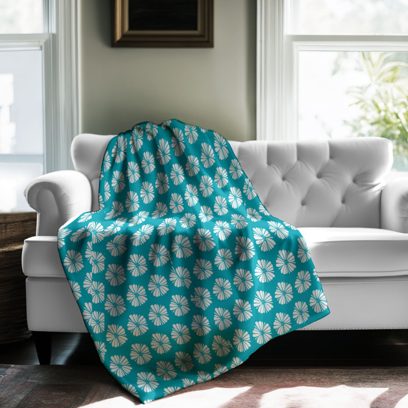 Wave Geo - Couverture sherpa de qualité supérieure 0056, L 60 po x L 80 po