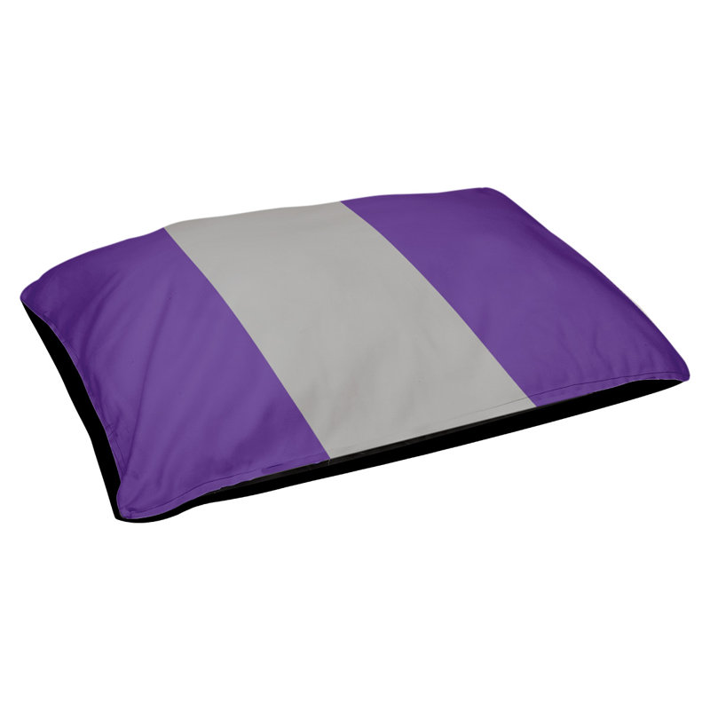 Coussin d'intérieur New York, Moyen (l 40 po x P 30 po x H 6,5 po), Mauve / gris / mauve