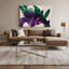 "Gradient Abstract" 98, art mural sur toile mauve-1669866216