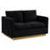 Berengarius 55" Modern Loveseat Upholstered in Velvet with Removable Cushions