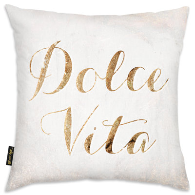 Dolce Vita Throw Pillow Cover & Insert