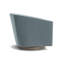 Cooper Upholstered Swivel Barrel Chair-785926894-785926878