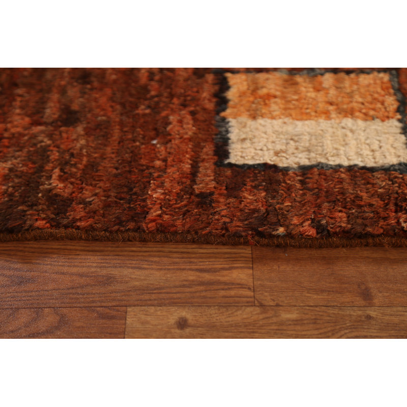 Tapis tribal en laine marocain noué à la main 7 x 10
