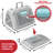 Plastic Collapsible Pet Carrier with 1 Door-73594860
