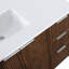 Meuble-lavabo de 48 po en pierre reconstituée et en bois massif Willard-111221000-128500675