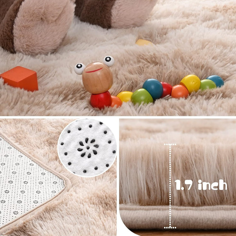 Fluff Loop Rug Mercer41 Luxury Fluffy Area Rug | Wayfair