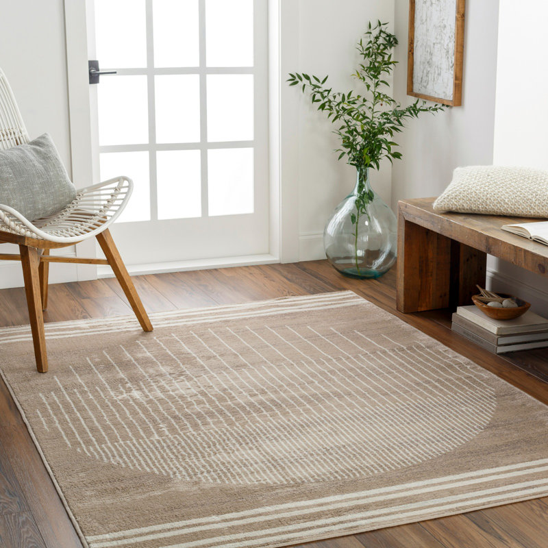 Skandi Boho Rug Brown/Ivory, Rectangle 160 x 215 cm