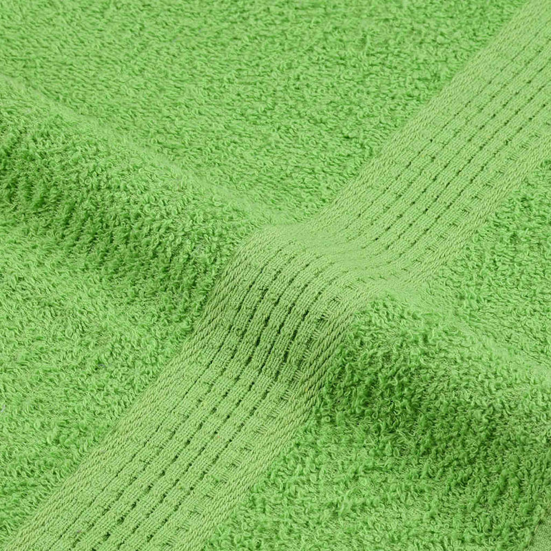Towel Set 360 Gsm 100% Cotton, Green, 12 Piece Towel Set