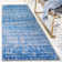 Riebe Abstract Blue/Silver Area Rug