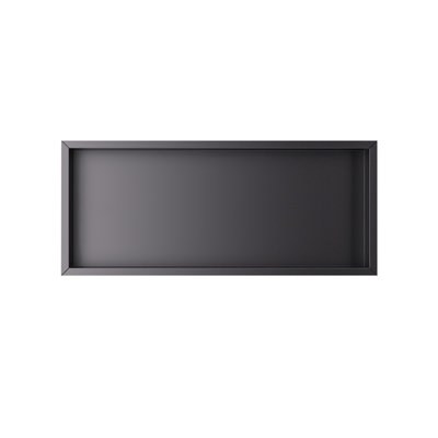 30" W x 12" H Single-Tier Recessed Shower Niche with Shelf, Waterproof Stainless Steel Wall Niche - No Tile Needed