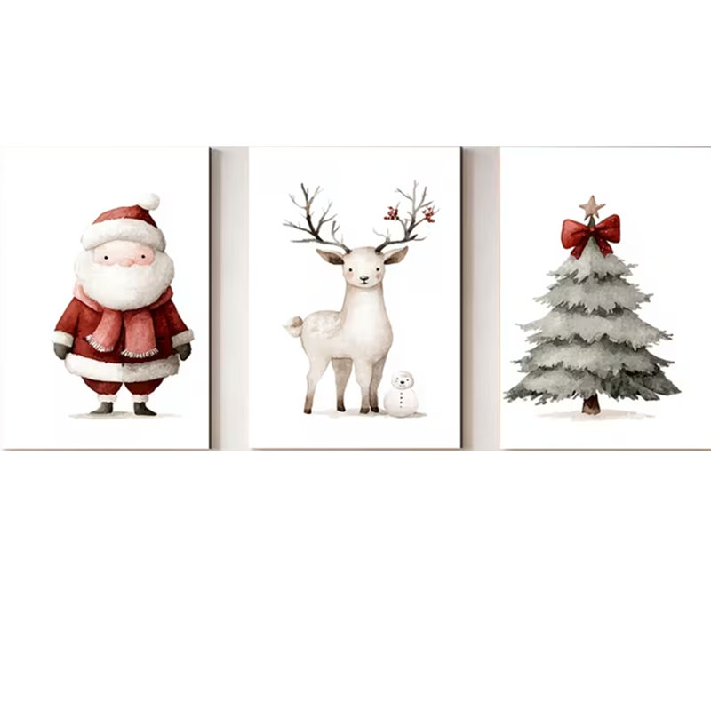 3 Piece Wrapped Canvas Wall Art