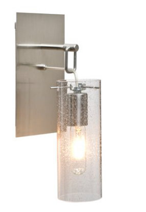 Cainwood Wall-mounted Pendant, Satin Nickel, Gold