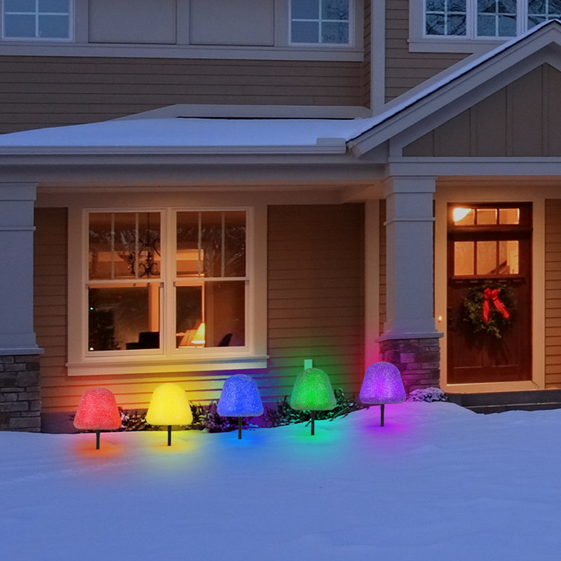 8 in. Sugared Gumdrop Pathway Lights