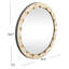 Mardi Bone Convex Wall Mirror