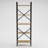 71" Tall Modern Industrial Etagere Bookcase 5-Tier Book Shelf Metal & Wood Open Shelf for Living Room, Office, or Bedroom