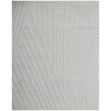 Wool Abstract Area Rug in Ivory