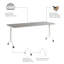 Table de formation rectangulaire modulaire Bush Business Furniture Synergy-119120735-119120733
