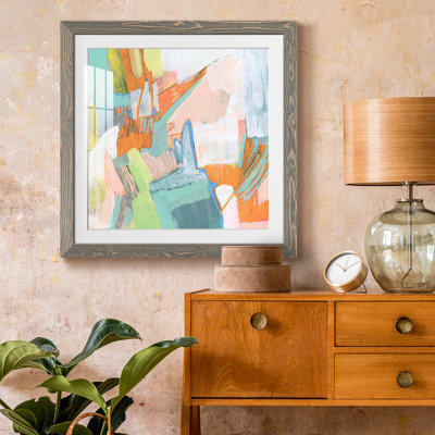 «Candied Sherbet II», reproduction encadrée de qualité supérieure - prête à être accrochée