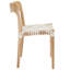Chaise d'appoint Aruna en beige / crème