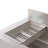 Stainless Steel Single Bowl Utility Sink Freestanding Workstation Sink Kitchen Sink With Pull-Out Faucet-115822431
