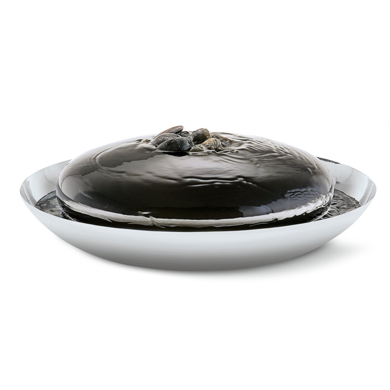 Indoor Stainless Steel Birdbath Fountain