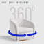 Fauteuil pivotant, fauteuil pivotant confortable, fauteuil simple, fauteuils club en velours-1716559180