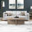 Elna Manufactured Wood Cross-Leg Coffee Table-670487633-659844660