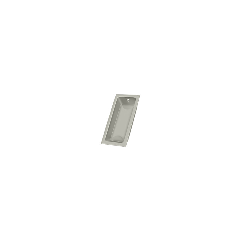 Flush Cup / Bin Pull, Brushed Nickel