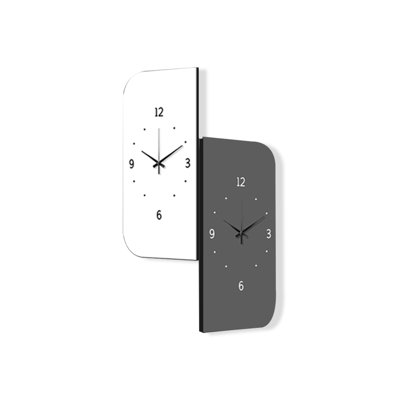 Crystal Porcelain Free Form Wall Clocks E