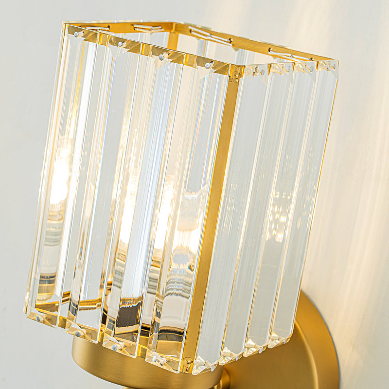 Edgars 1 - Light Wall Sconces, Gold