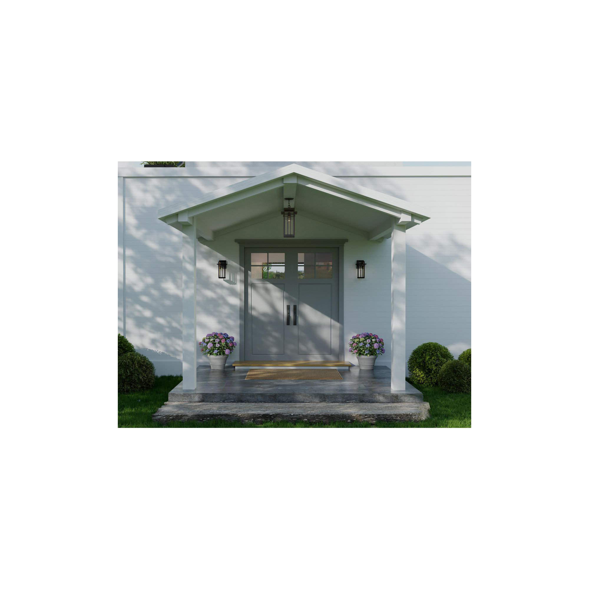 Seeded Outdoor Hanging Lantern